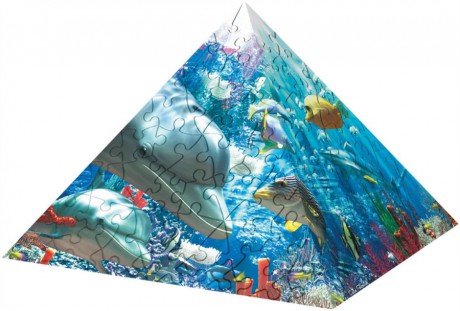 Puzzle pyramida- podmořský svět