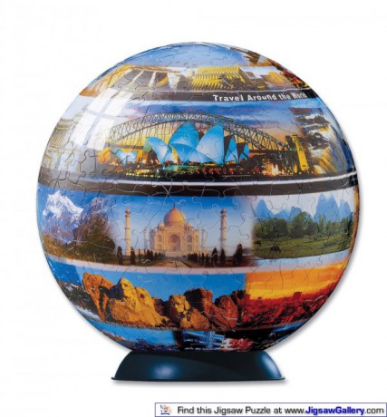 Puzzle ball- památky světa
